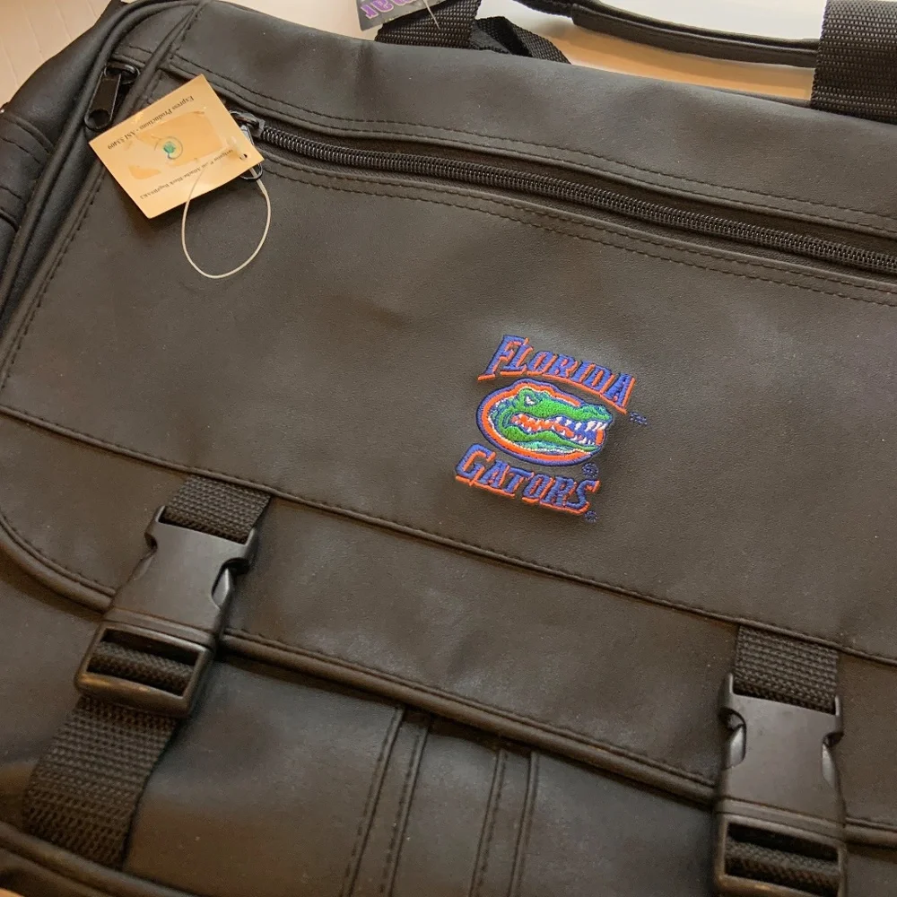 Vintage University of Florida Gators Logo Work Laptop Bag New Broken Zipper